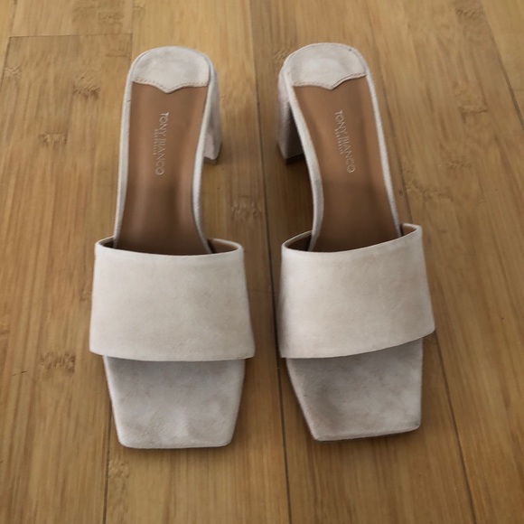 Beige Suede Storm Heel 